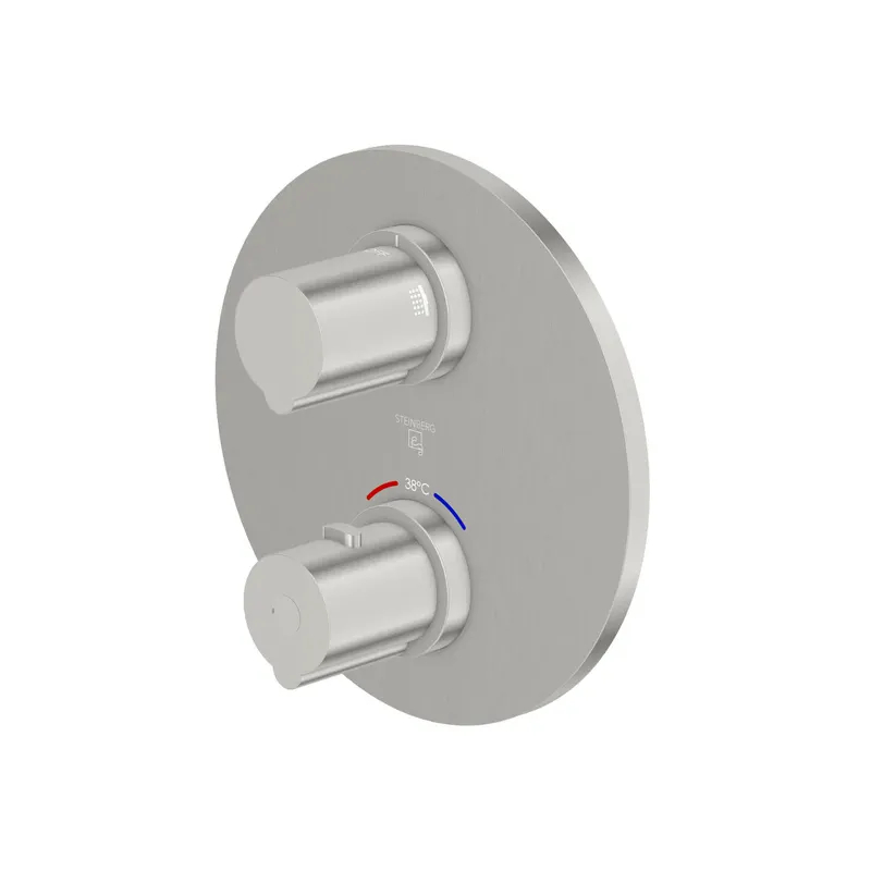 Steinberg FMS für Unterputzthermostat 100 4133 3 BN, brushed nickel