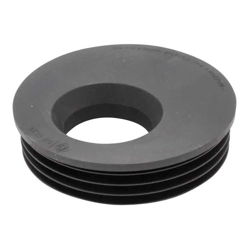 KÖRO Abwasser-Reduzierstück DN110x50 mm TPE schwarz, EN681-2