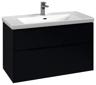 Villeroy & Boch WTUS Subway 3.0 01 973x576x462mm 2 Ausz. Waschtisch m.tig Marine Blue – Bild 2