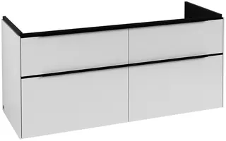 Villeroy & Boch WTUS Subway 3.0 C56801 1272x576x462mm 4 Ausz. Waschtisch m.tig Pure White – Bild 3