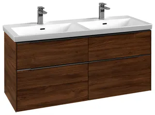 Villeroy & Boch WTUS Subway 3.0 C568L0 1272x576x462mm m. Bel. 4 Ausz. Waschtisch m.tig Kansas Oak – Bild 2
