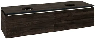 Villeroy & Boch WTUS Legato B599 1600x380x500mm m. Bel. 2 Ausz. für 2 Waschtisch Stone Oak – Bild 3