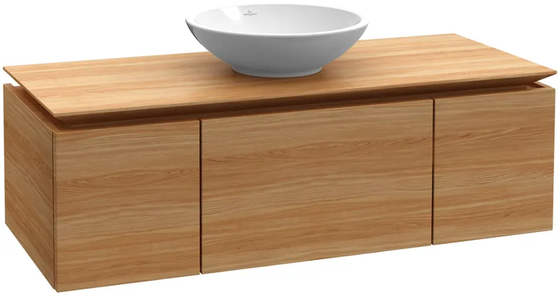 Villeroy & Boch WTUS Legato B577 1200x380x500mm 3 Ausz. Waschtisch m.tig Kansas Oak