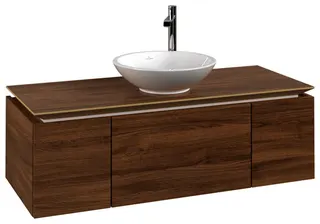 Villeroy & Boch WTUS Legato B577 1200x380x500mm 3 Ausz. Waschtisch m.tig Kansas Oak – Bild 2