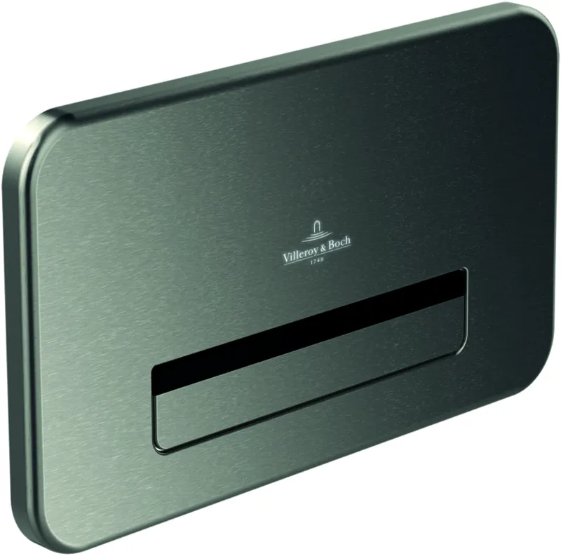 Villeroy & Boch WC-Betätigungsplatte ViConnect 160x62x270mm 2-Mengen-Spülung Edelstahl