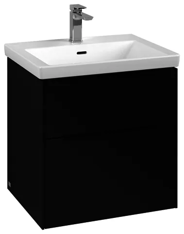 Villeroy & Boch WTUS Subway 3.0 01 572x576x462mm 2 Ausz. Waschtisch m.tig Volcano Black
