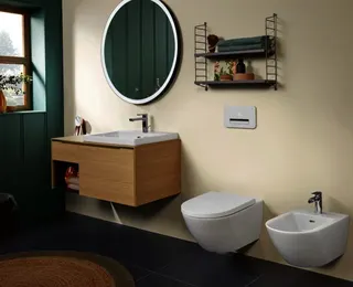 Villeroy & Boch Spiegel Subway 3.0 910x910x45mm m. Bel. BiColour (Black Matt White Matt) – Bild 4