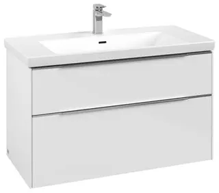 Villeroy & Boch WTUS Subway 3.0 00 973x576x462mm 2 Ausz. Waschtisch m.tig Brilliant White – Bild 2