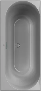 Villeroy & Boch Badewanne Loop&Friends 1800x800x470mm OVAL Duo Rechteck Stone White