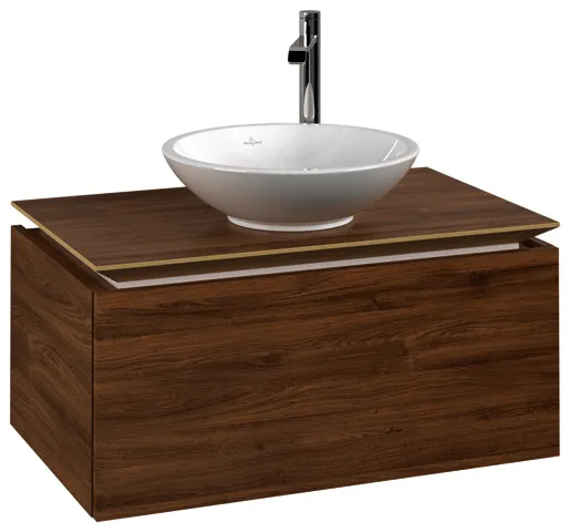 Villeroy & Boch WTUS Legato B569 800x380x500mm 1 Ausz. Waschtisch m.tig Kansas Oak