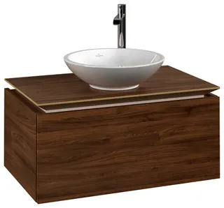 Villeroy & Boch WTUS Legato B569 800x380x500mm 1 Ausz. Waschtisch m.tig Kansas Oak