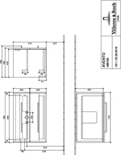 Villeroy & Boch WaschbeckenUS Avento 776x514x452mm 2 Ausz. Waschbecken m.tig Kansas Oak – Bild 5