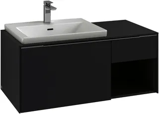 Villeroy & Boch WTUS Subway 3.0 02 1001x423x500mm 2 Ausz. Waschtisch links Cashmere Grey