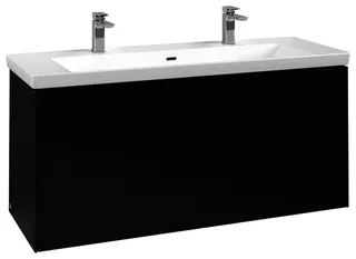 Villeroy & Boch WTUS Subway 3.0 C602L1 1272x576x462mm m. Bel. 4 Ausz. Waschtisch m.tig Volcano Black – Bild 2