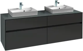Villeroy & Boch WTUS Collaro C021 1600x548x500mm 4 Ausz. für 2 Waschtisch Kansas Oak