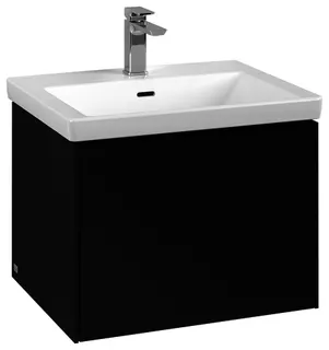 Villeroy & Boch WTUS Subway 3.0 01 572x429x462mm 1 Ausz. Waschtisch m.tig Volcano Black – Bild 2