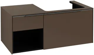 Villeroy & Boch WaschbeckenUS Subway 3.0 00 1001x423 x500mm 2 Ausz. Waschbecken rechts Taupe – Bild 3