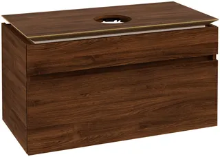 Villeroy & Boch WTUS Legato B572 1000x550x500mm 2 Ausz. Waschtisch m.tig Kansas Oak – Bild 2