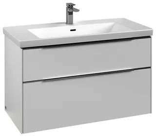 Villeroy & Boch WTUS Subway 3.0 L0 973x576x462mm m. Bel. 2 Ausz. Waschtisch m.tig Pure White – Bild 2