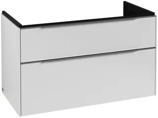 Villeroy & Boch WTUS Subway 3.0 L0 973x576x462mm m. Bel. 2 Ausz. Waschtisch m.tig Pure White – Bild 3