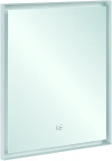 VB Spiegel Subway 3.0 650x750x47,5mm m. Bel. BiColour (Black Matt White Matt)