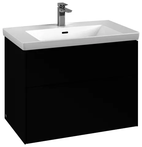 Villeroy & Boch WTUS Subway 3.0 01 772x576x462mm 2 Ausz. Waschtisch m.tig Volcano Black