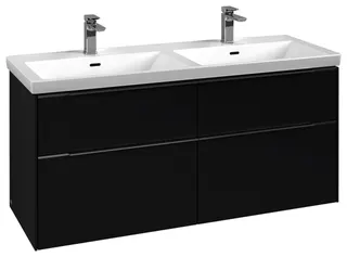 Villeroy & Boch WTUS Subway 3.0 C56800 1272x576x462mm 4 Ausz. Waschtisch m.tig Graphite – Bild 2