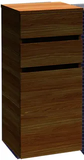 Villeroy & Boch Seitenschrank Legato 400x870x350mm 1 Tür 2 Schubladen A:re Stone Oak