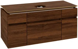 Villeroy & Boch WTUS Legato B578 1200x550x500mm 5 Ausz. Waschtisch m.tig Kansas Oak – Bild 3