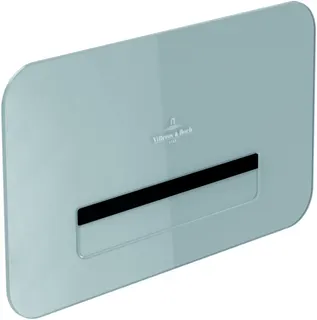 VB WC-Betätigungsplatte ViConnect 160x 62x270mm m Bel. 2-Sp. Glass Glossy White