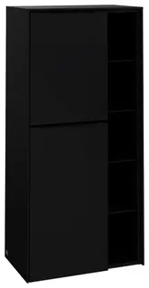Villeroy & Boch Mittelschrank Subway 3.0 01 574x1200x346mm 2 Türen A:li Graphite – Bild 2