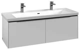Villeroy & Boch WTUS Subway 3.0 C601L0 1272x429x462mm m. Bel. 2 Ausz. Waschtisch m.tig Pure White – Bild 2