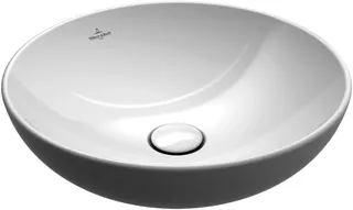 Villeroy & Boch Aufsatzwaschbecken Loop&Friends 420x 420mm Rund m. ÜL. Graphite CeramicPlus – Bild 2