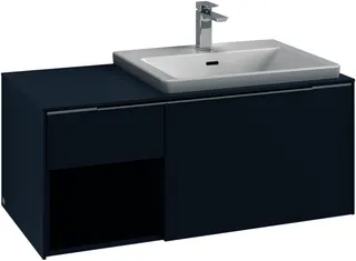 Villeroy & Boch WaschbeckenUS Subway 3.0 02 1001x423 x500mm 2 Ausz. Waschbecken rechts Graphite