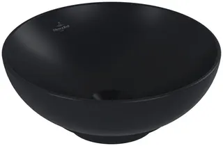 Villeroy & Boch Aufsatzwaschbecken Loop&Friends 380x 380mm Rund m. ÜL. Graphite CeramicPlus – Bild 3