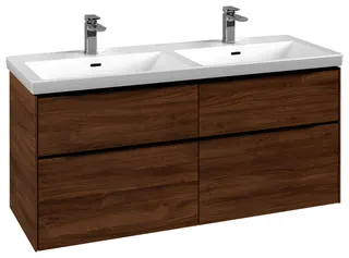 Villeroy & Boch WTUS Subway 3.0 C56801 1272x576x462mm 4 Ausz. Waschtisch m.tig Kansas Oak – Bild 2