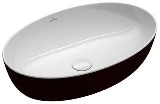 Villeroy & Boch Aufsatzwaschbecken Artis 610x410mm Oval ohne Überlauf Bordeaux – Bild 2