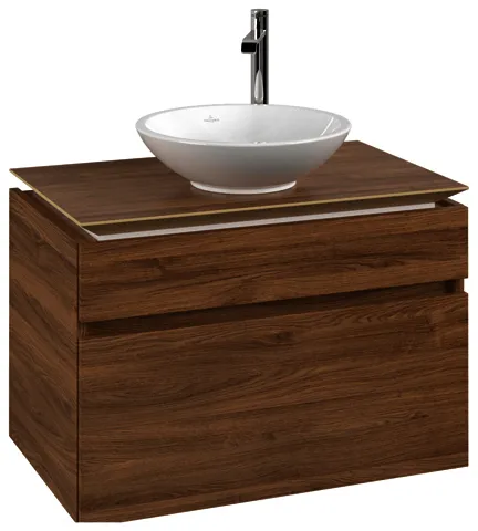 Villeroy & Boch WTUS Legato B570 800x550x500mm 2 Ausz. Waschtisch m.tig Kansas Oak