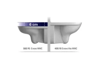 Villeroy & Boch T-WC ViCare ViCare 360x595x404mm ov wandh. Abg. waagr. DF we Alpin AB c+ – Bild 3