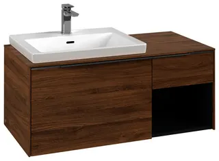 Villeroy & Boch WaschbeckenUS Subway 3.0 00 1001x423 x500mm 2 Ausz. Waschbecken links Kansas Oak – Bild 2