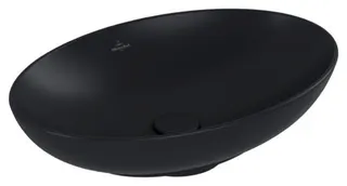 Villeroy & Boch Aufsatzwaschbecken Loop&Friends 560x 380mm Oval m. ÜL. Graphite CeramicPlus