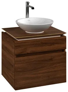 Villeroy & Boch WTUS Legato B568 600x550x500mm 2 Ausz. Waschtisch m.tig Kansas Oak – Bild 2