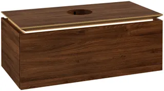 Villeroy & Boch WTUS Legato B603 1000x380x500mm m. Bel. 1 Ausz. Waschtisch m.tig Kansas Oak – Bild 3