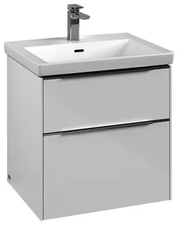 Villeroy & Boch WTUS Subway 3.0 L0 572x576x462mm m. Bel. 2 Ausz. Waschtisch m.tig Brilliant White – Bild 2