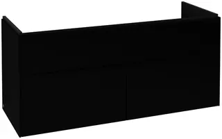 Villeroy & Boch WTUS Subway 3.0 C56801 1272x576x462mm 4 Ausz. Waschtisch m.tig Volcano Black – Bild 3