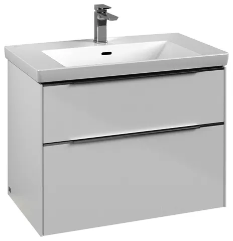 Villeroy & Boch WTUS Subway 3.0 L0 772x576x462mm m. Bel. 2 Ausz. Waschtisch m.tig Brilliant White