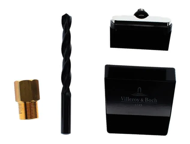 Villeroy & Boch Wasserzulauf 23 150x220x65mm Black Matt