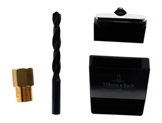 VB Wasserzulauf 23 150x220x65mm Black Matt