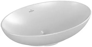 Villeroy & Boch Aufsatzwaschbecken Loop&Friends 560x 380mm ov m. ÜL. Stone White CeramicPlus – Bild 2