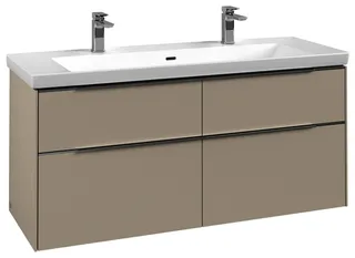 Villeroy & Boch WTUS Subway 3.0 C60200 1272x576x462mm 4 Ausz. Waschtisch m.tig Cashmere Grey – Bild 2